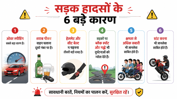 मध्य प्रदेश में सड़क हादसे