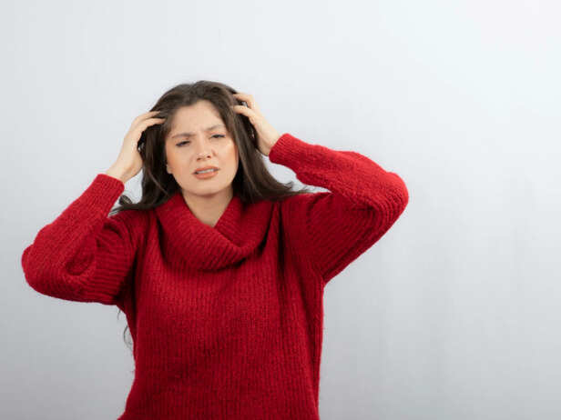Greasy scalp during rainy season