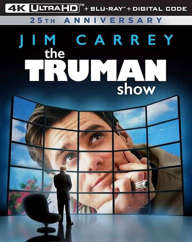 The Truman Show: Amazon.in: Jim Carrey, Laura Linney, Noah Emmerich,  Natascha McElhone, Holland Taylor, Ed Harris, Brian Delate, Paul Giamatti,  Peter Krause, Harry Shearer, Peter Weir, Philip Baker Hall: सिनेमा और TV