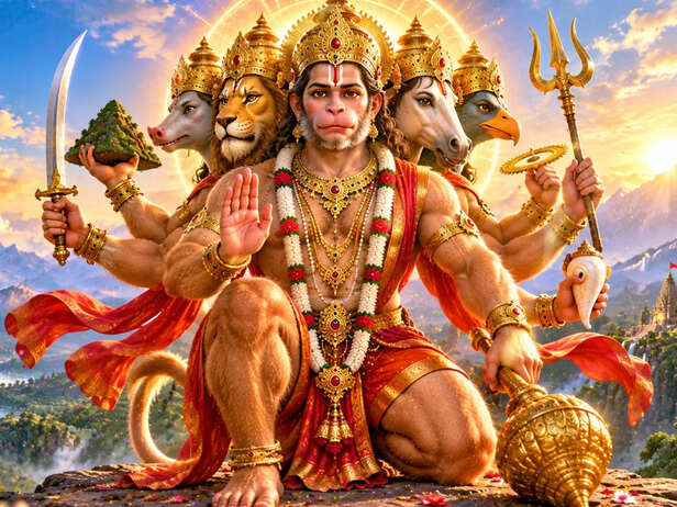 The Hidden Truth About Hanuman’s Five Faces