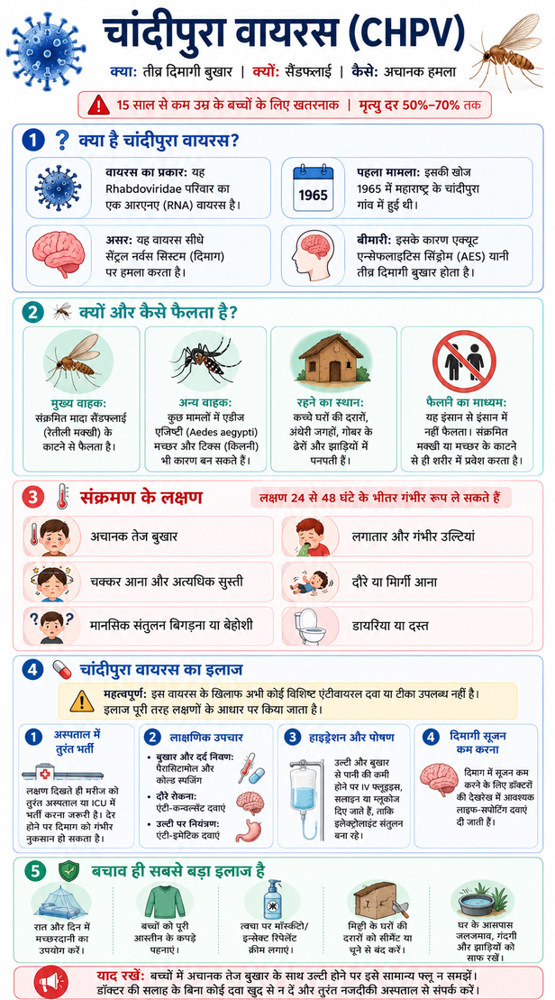 डूंगरपुर में 6 वर्षीय बच्ची की मौत, चांदीपुरा वायरस की आशंका
