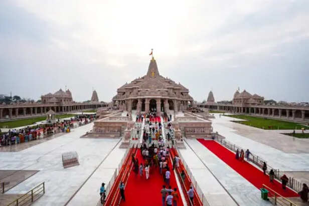 राम मंदिर ट्रस्ट की 6 जुलाई को बैठक, चंपत राय और अनिल मिश्रा के इस्तीफे  एजेंडा में शामिल | Ayodhya: A view of Ram Janmabhoomi Temple