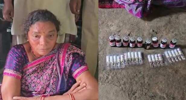 नशीले इंजेक्शन के साथ महिला गिरफ्तार