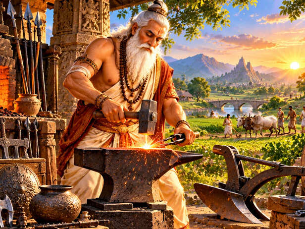 Manu Associated With Ancient Iron Craft
