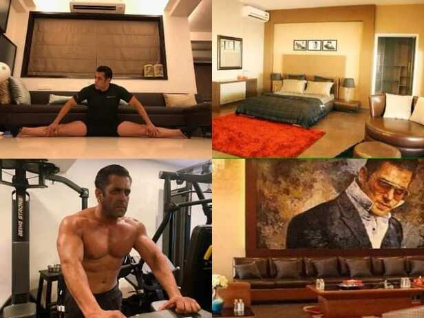 Tiger 3 actor Salman Khan Mumbai luxury galaxy apartment see inside  pictures here | Salman Khan House Inside: आलीशान घरों को फेल करता है सलमान  खान का 1BHK अपार्टमेंट, क्या आपने देखी