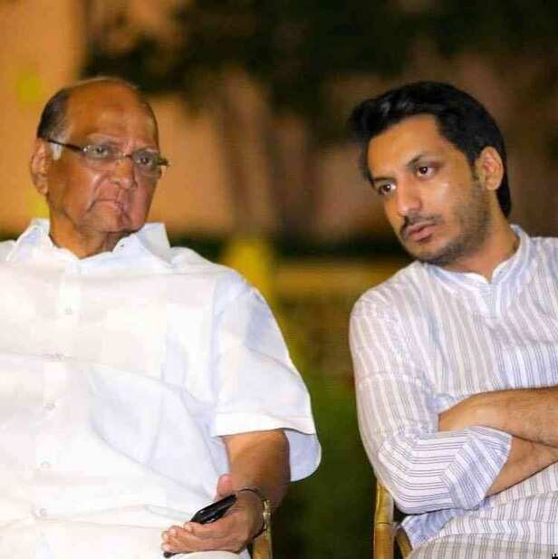  शरद पवार और पार्थ पवार 