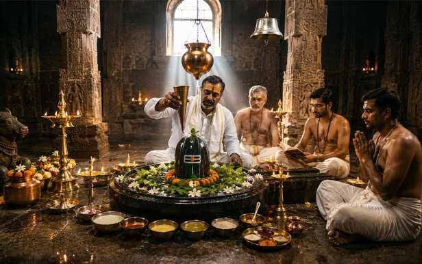 Rudrabhishek Puja at Ramghat, Ujjain | Pujari Ji