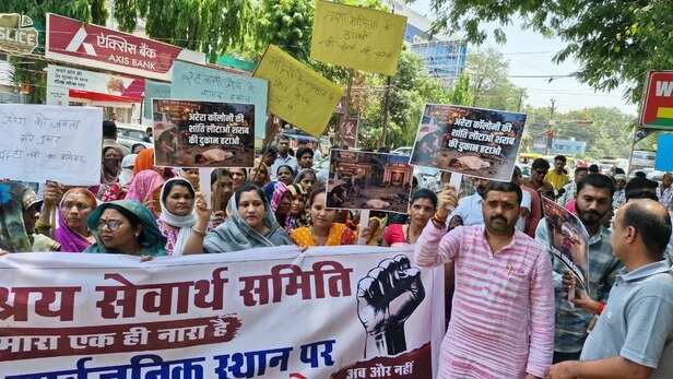 bhopal illegal shops action