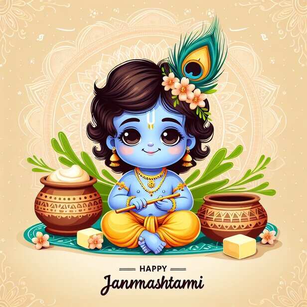 Happy krishna Janmashtami ❤️ [ Happy Janmashtami, krishna , ai , aitools ,  prompts ] #HappyJanmashtami #HappyJanmashtami2025 #KrishnaJanmashtami  #JaiShriKrishna #KrishnaBhakti #MakhanChor #NandLala #VrindavanVibes  #RadhaKrishna #DivineLove ...
