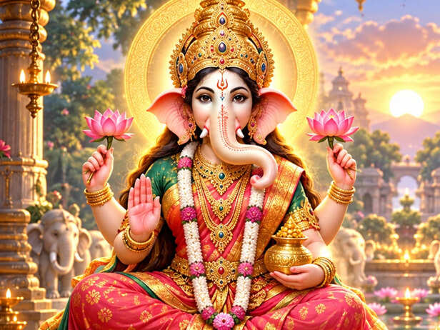 Ganesha, But She Is Mahavinayaki
