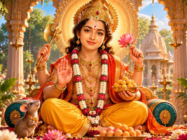 This Temple Show Ganesha With a Human Face