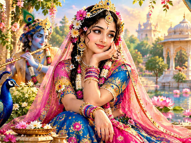 Radha hold significance for the concept of saubhagya,