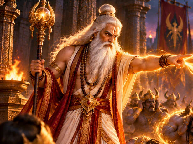 Shukracharya Cursing the Asuras