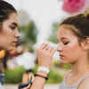 Makeup and sweating during celebrations