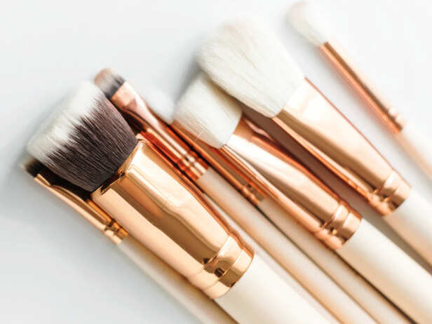 Clean makeup brushes