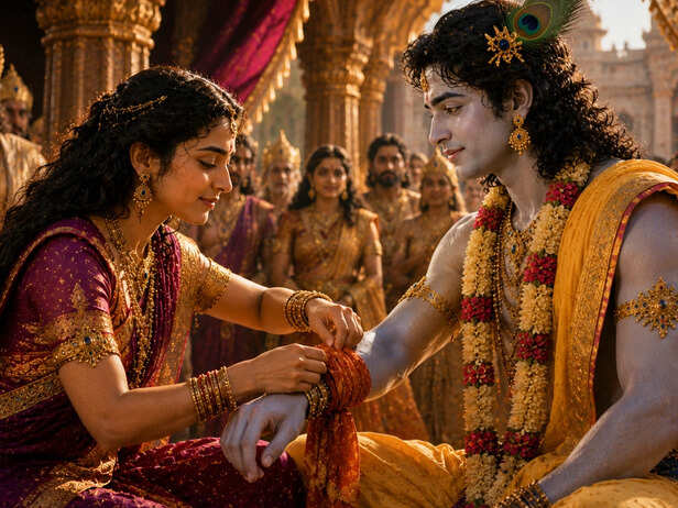 Draupadi and Krishna's Friendship