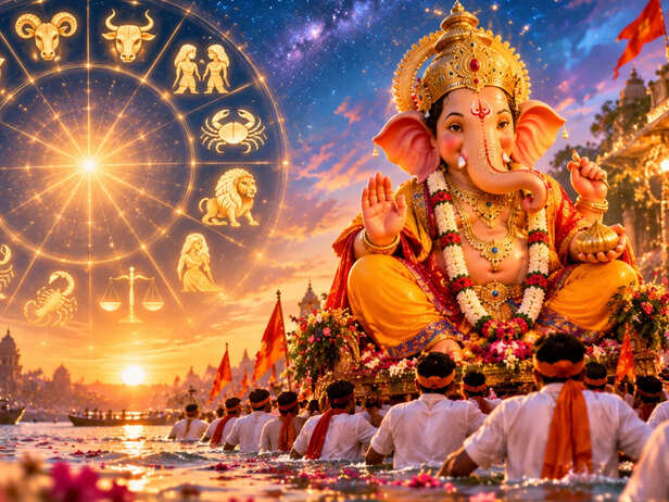 Devotees Worshipping Lord Vishnu on Anant Chaturdashi
