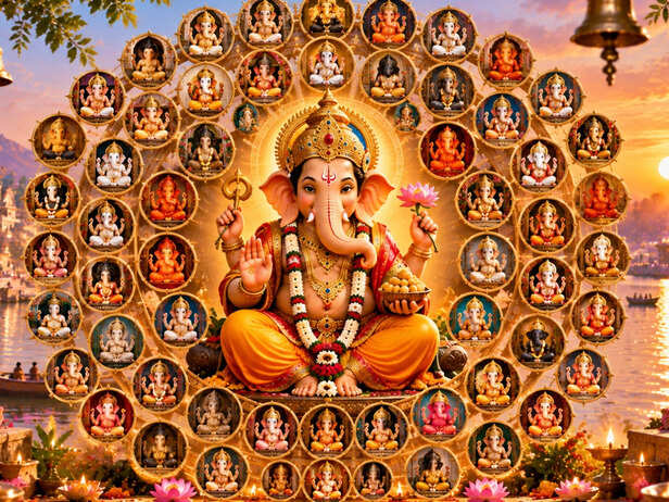 Chappan Vinayak Map of Kashi