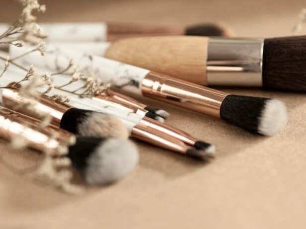 Festive makeup and skincare