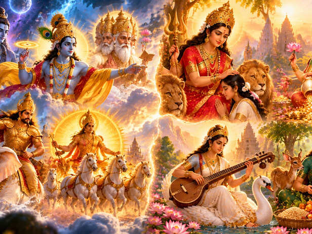 ​<strong>:</strong> Goddess Saraswati With Veena and Books​