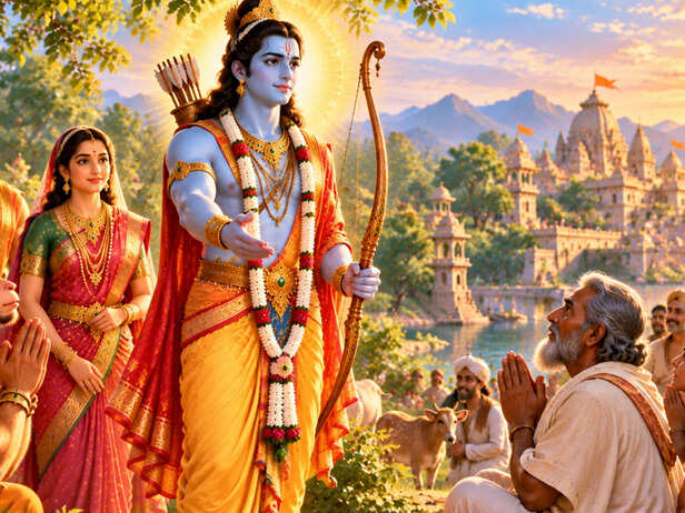 Lord Rama representing dharma and righteous conduct
