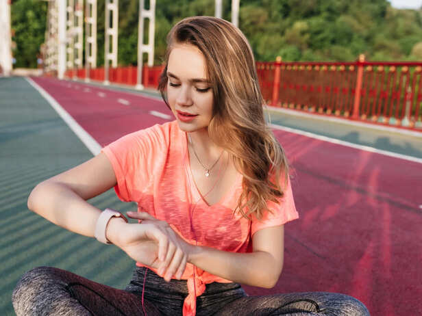 Smartwatch showing an unusual heart rhythm