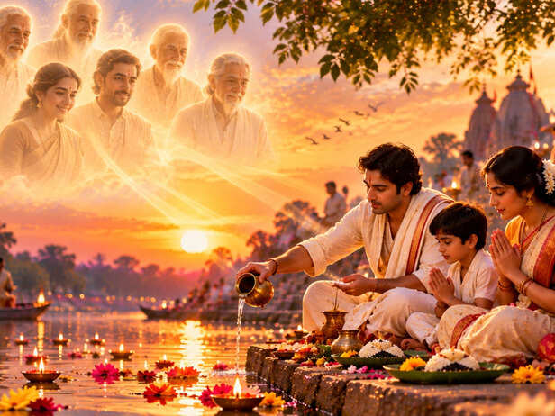 Family Finding Peace During Pitru Paksha