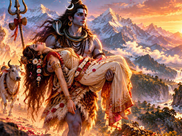 Shiva Wander Naked After Sati’s Death