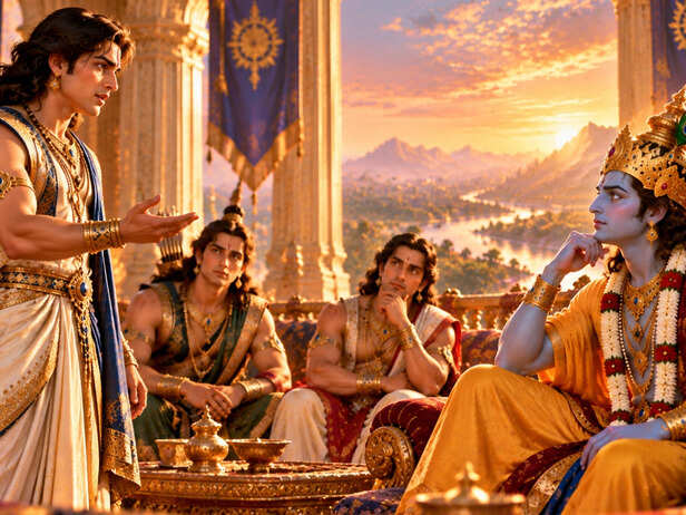 Sahadeva Speaks Firmly Before Krishna