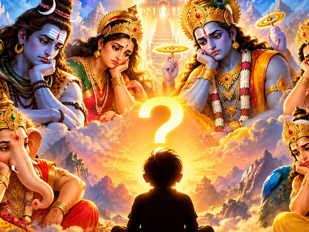 Devas Seeking Help Against Tarakasura
