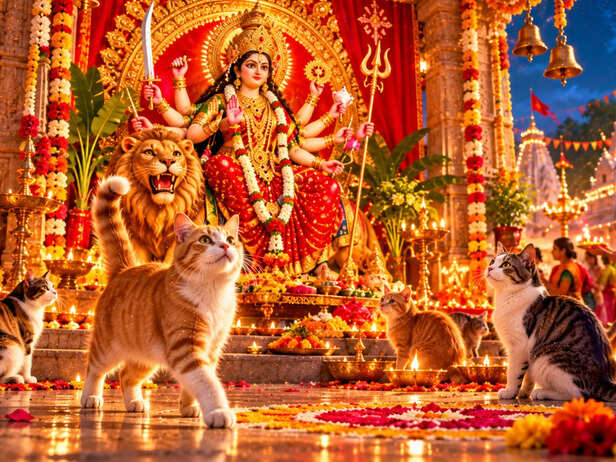 Cat Enters Your Home During Navratri