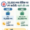 25 हजार रुपए बेसिक पर PF कटौती कितनी बढ़ेगी, EPFO वेतन सीमा के बाद पहले और अब का हिसाब