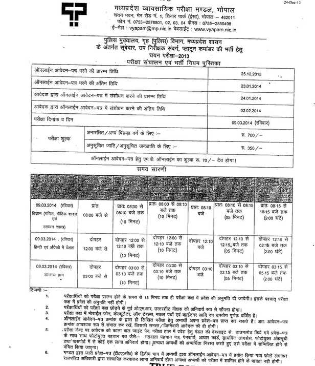 एमपी पुलिस भर्ती 2013 पर जबलपुर हाई कोर्ट का बड़ा फैसला