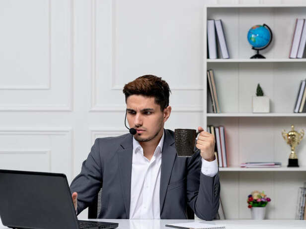 Employee Exercising After a Long Desk Job