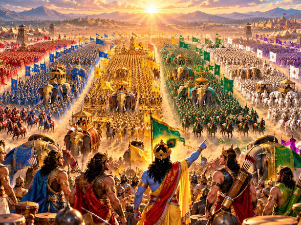 The Seven Divisions of the Pandava Army