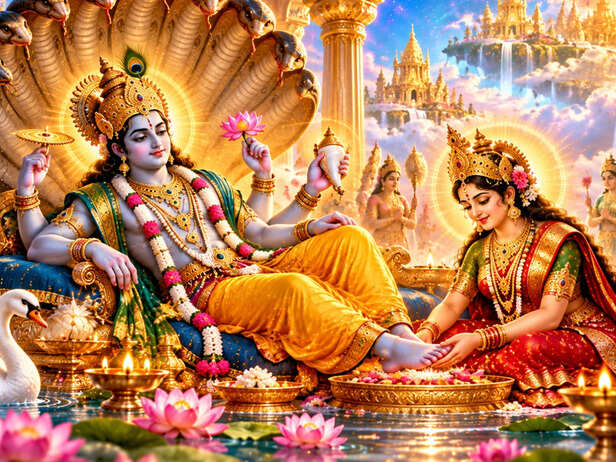 Vishnu’s Feet Matter to Lakshmi