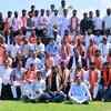 कर्मवीर सिंह के साथ पवन साय भी कार्यक्रम में मौजूद रहे