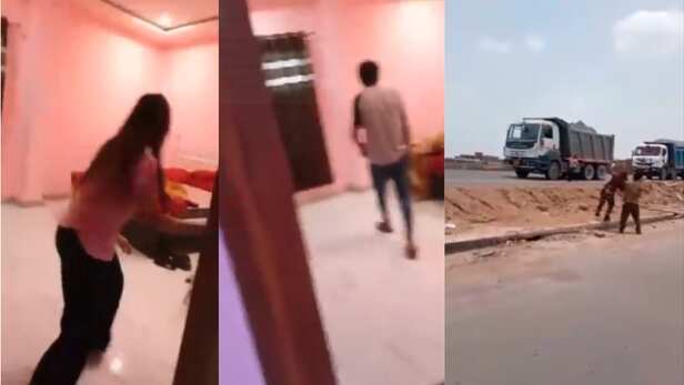 रीवा में पत्नी के डर से प्रेमिका को बाथरूम में छिपाया।