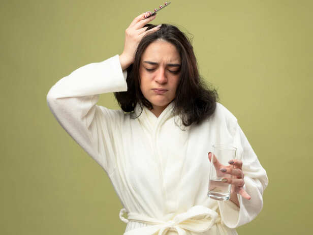 Woman noticing hair shedding while using a GLP-1 medication