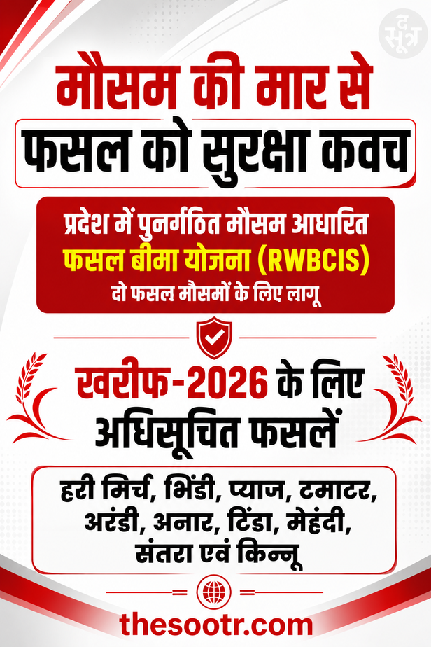अनार-किन्नू खराब होने पर भी मिलेगा क्लेम, अधिकतम 5% प्रीमियम