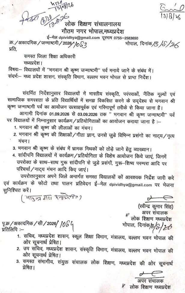 MP Janmashtami Celebration