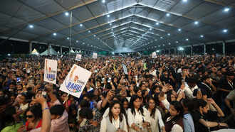 Rahul Gandhi at Chhatron Ki Goonj
