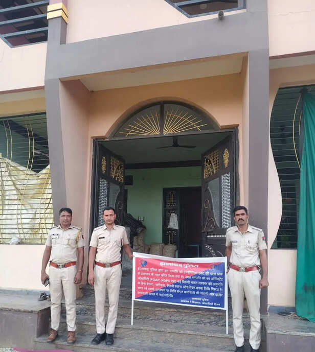 राजस्थान पुलिस का एक्शन, तस्करों की संपत्ति कुर्क