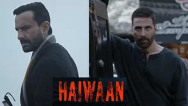 Haiwaan Trailer: 'हैवान' बन अक्षय कुमार ने मचाया तांडव, सैफ से होगी भिड़ंत;  रोंगटे खड़े कर देगा ट्रेलर - haiwaan trailer is out now starring akshay  kumar and saif ali khan film
