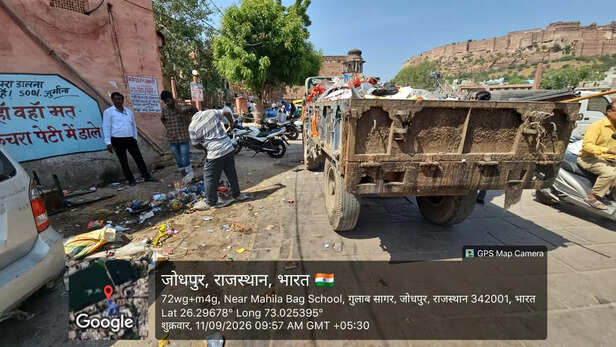 जोधपुर में मतदान के दिन सफाई ड्यूटी पर विवाद