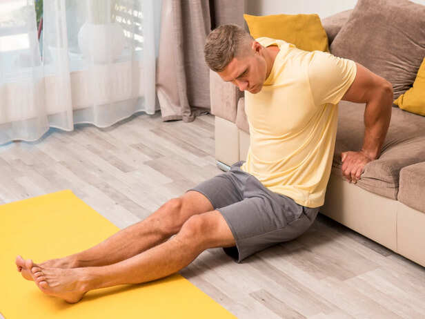 Person Resting After Leg Pain