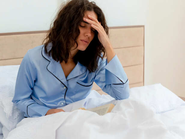 ​: Woman Feeling Exhausted Despite a Full Night’s Sleep​