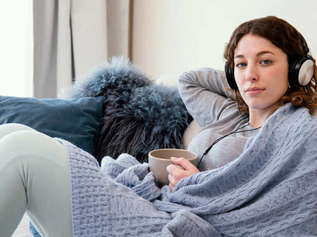 Woman Feeling Cold While Others Are Comfortable