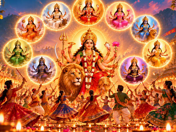 Radiant Navratri Goddess Celebration