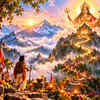 Mountain Between Earth and Heaven